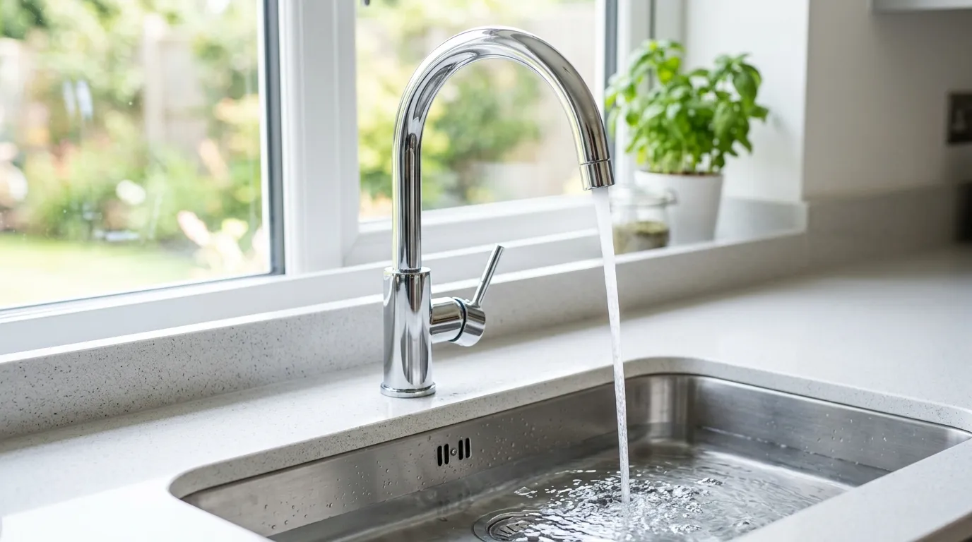 Local Plumbing Master Pros same day plumber fixing a faucet in Mission, WI